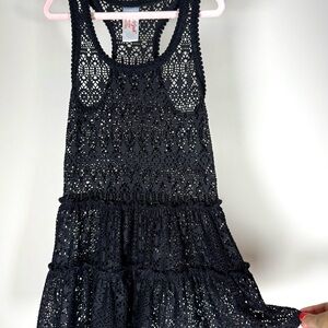 Cat & Jack Black Sequin Ruffled Sundress